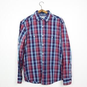 PD & C Button Down Shirt Men's Size Medium Plaid